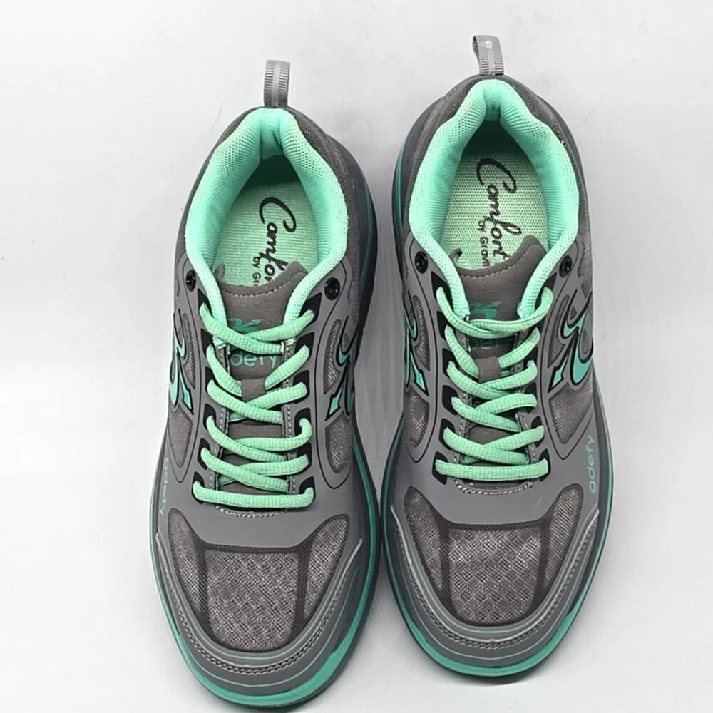 GDefy Gravity Defyer Ion Gray Athletic Sneakers Shoes Women's Size 7.5 - Picture 10 of 12